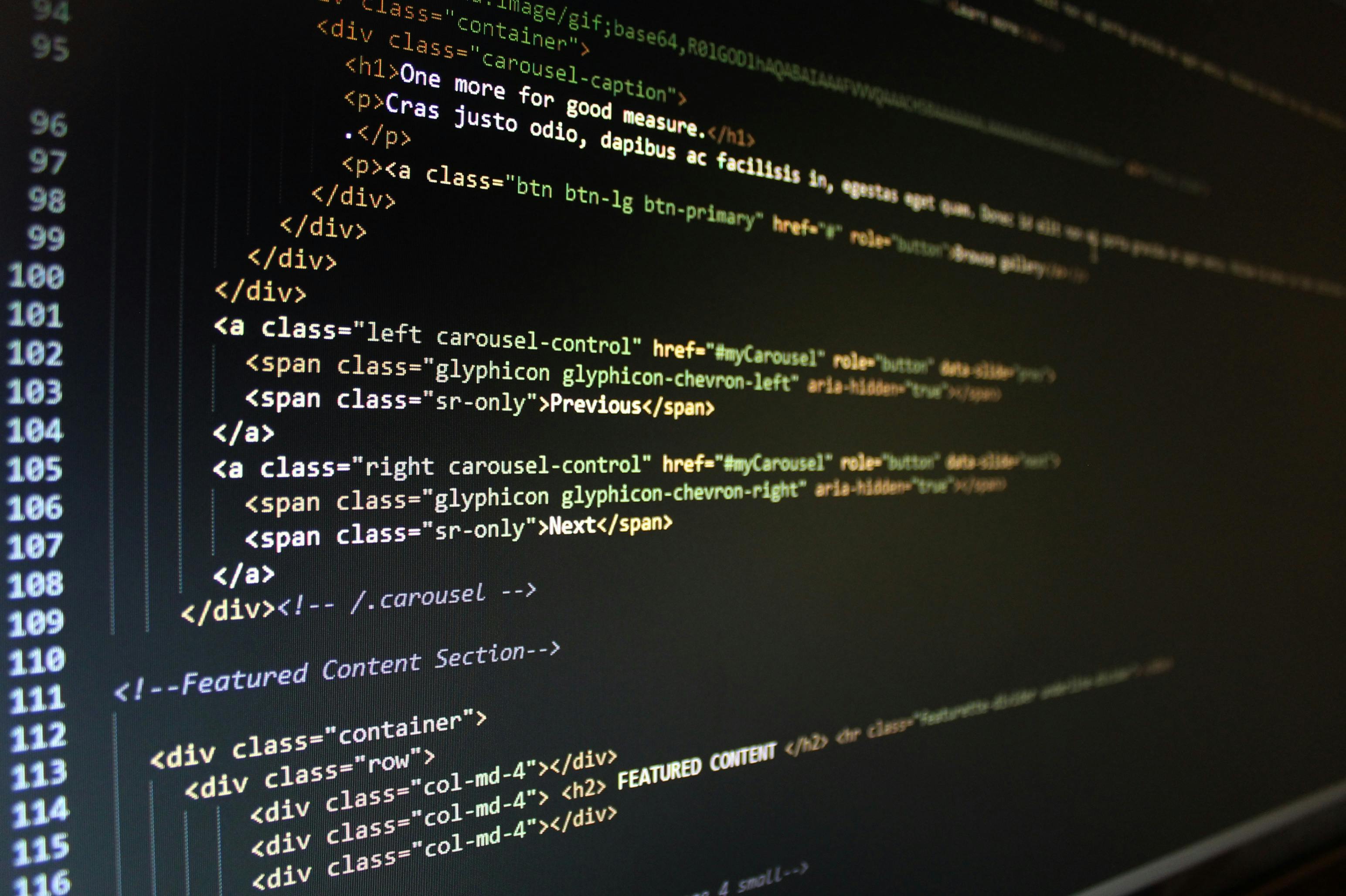 picture of coding