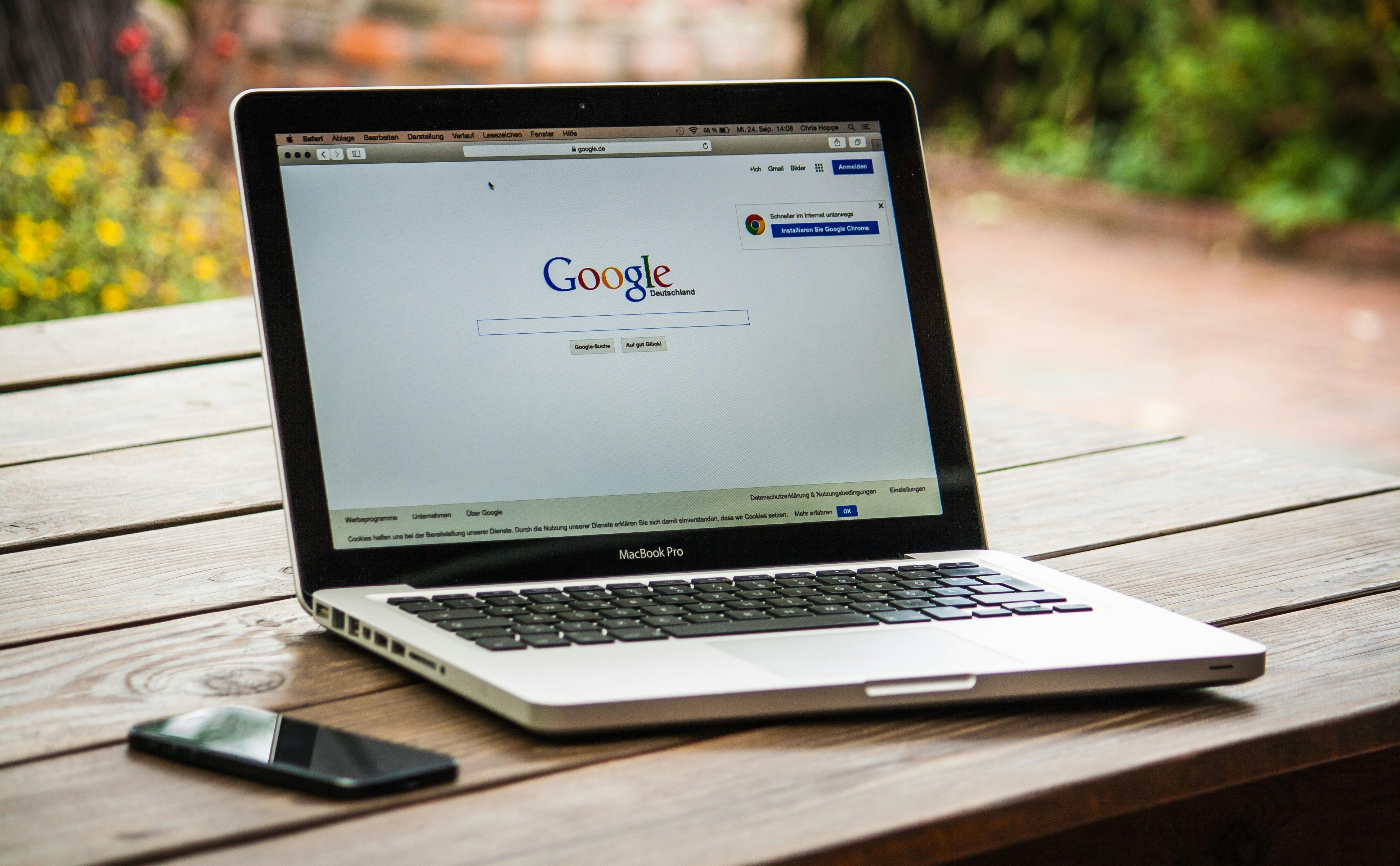 photo of google advertising